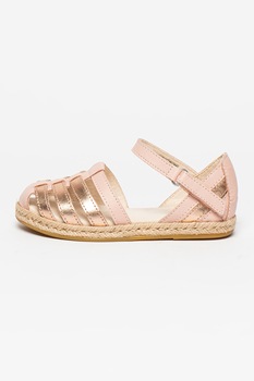 UGG, Sandale fisherman de piele Matilde, Roz pastel/Auriu rose, 22 EU UGG, Sandale fisherman de piele Matilde, Roz pastel/Auriu rose, 22 EU