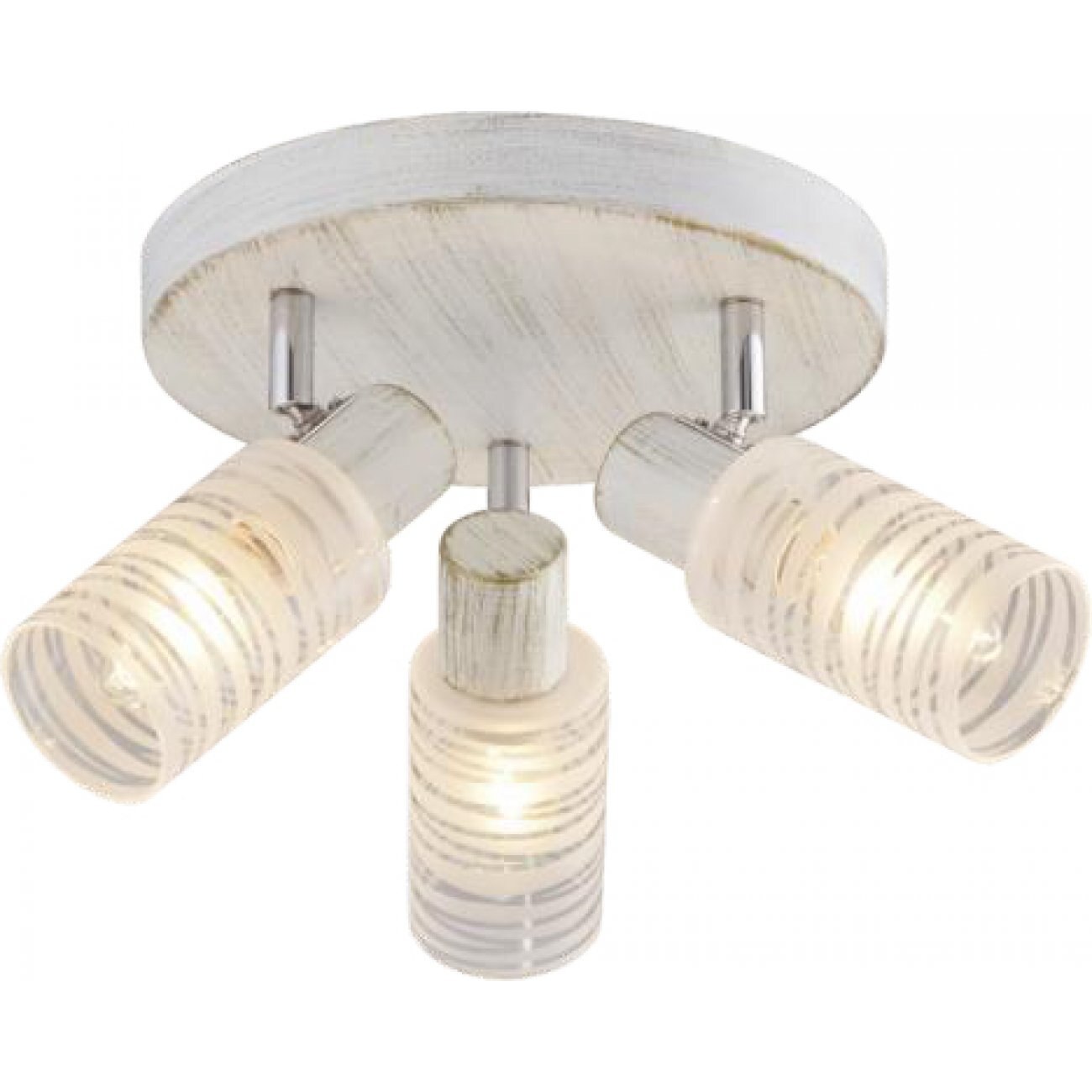 Plafoniera Barred 3 x E14