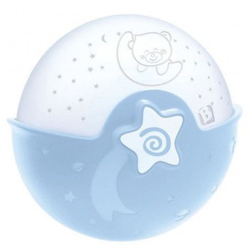 Lampa de veghe muzicala cu proiector si senzor de sunet Infantino Albastru Lampa de veghe muzicala cu proiector si senzor de sunet Infantino Albastru