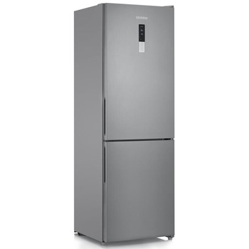 Combina frigorifica Severin KGK 8943, Clasa E, capacitate neta 317L, Total No Frost, compresor inverter inox Combina frigorifica Severin KGK 8943, Clasa E, capacitate neta 317L, Total No Frost, compresor inverter inox