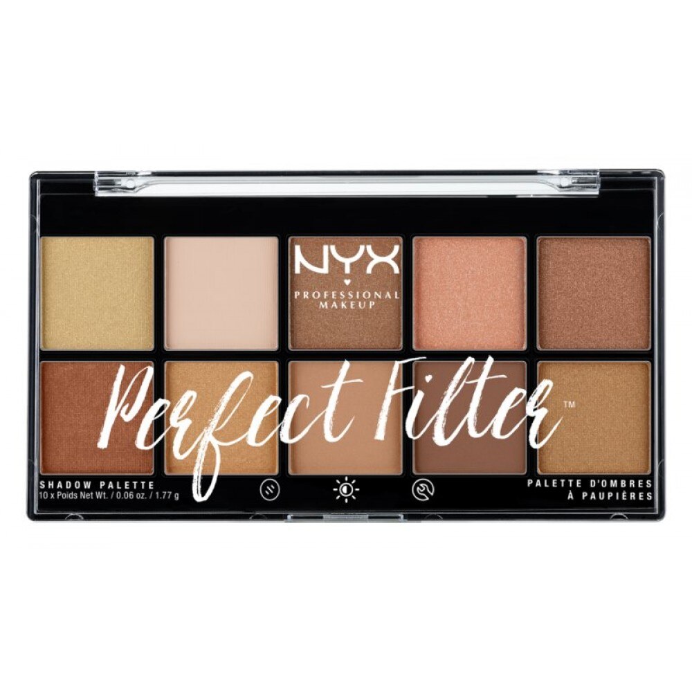 Paleta pentru machiajul ochilor NYX Golden Hour