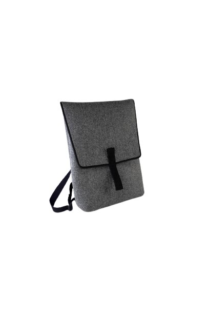 Rucsac dama, Pijama, DENIM, Gri, 44 x 31 x 10