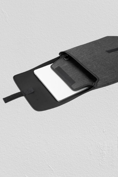 Rucsac dama, Pijama, DENIM, Negru, 44 x 31 x 10