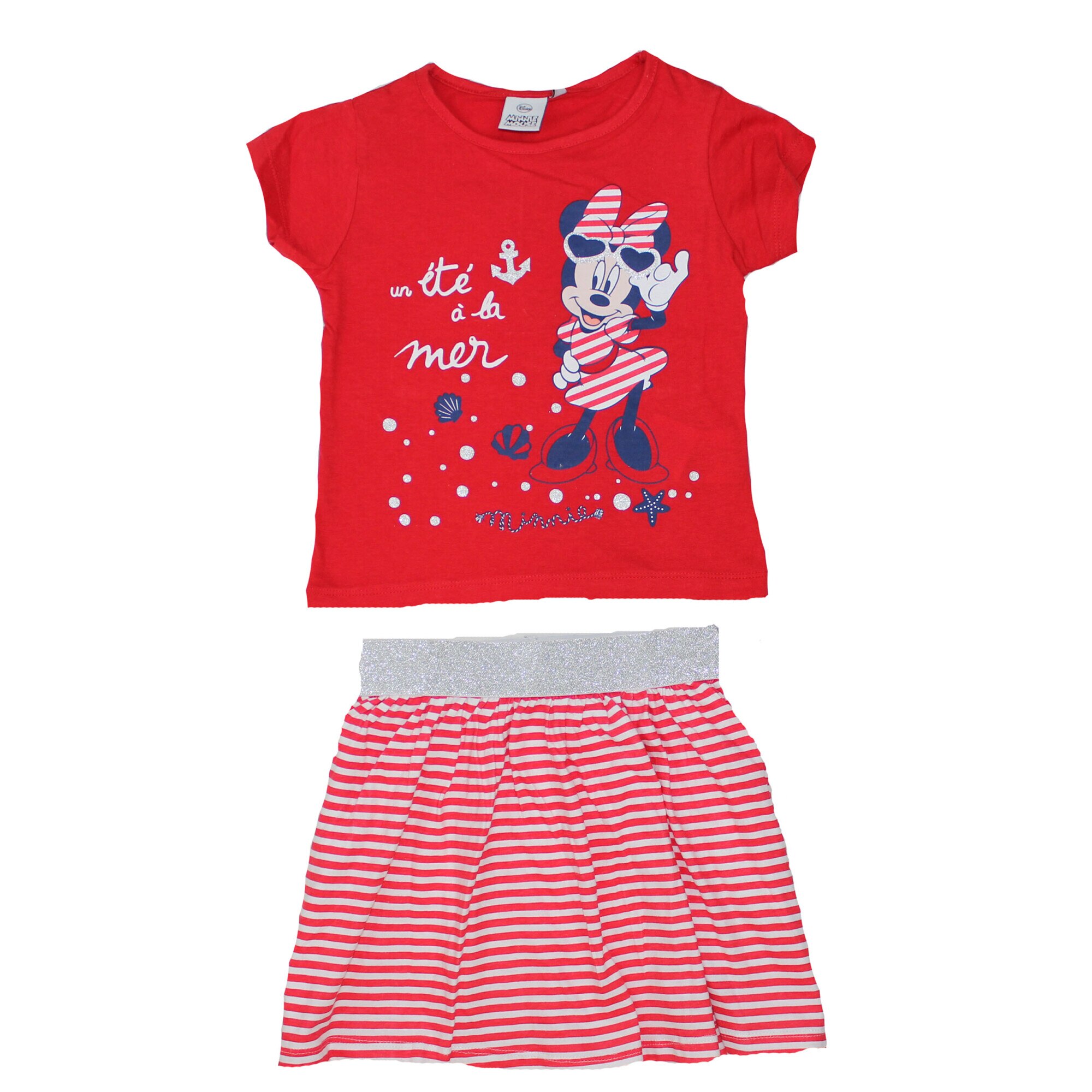 Compleu Minnie, Un ete a la mer, rosu