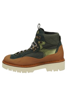 Scotch & Soda, Ghete cu model colorblock, Maro/Verde Scotch & Soda, Ghete cu model colorblock, Maro/Verde