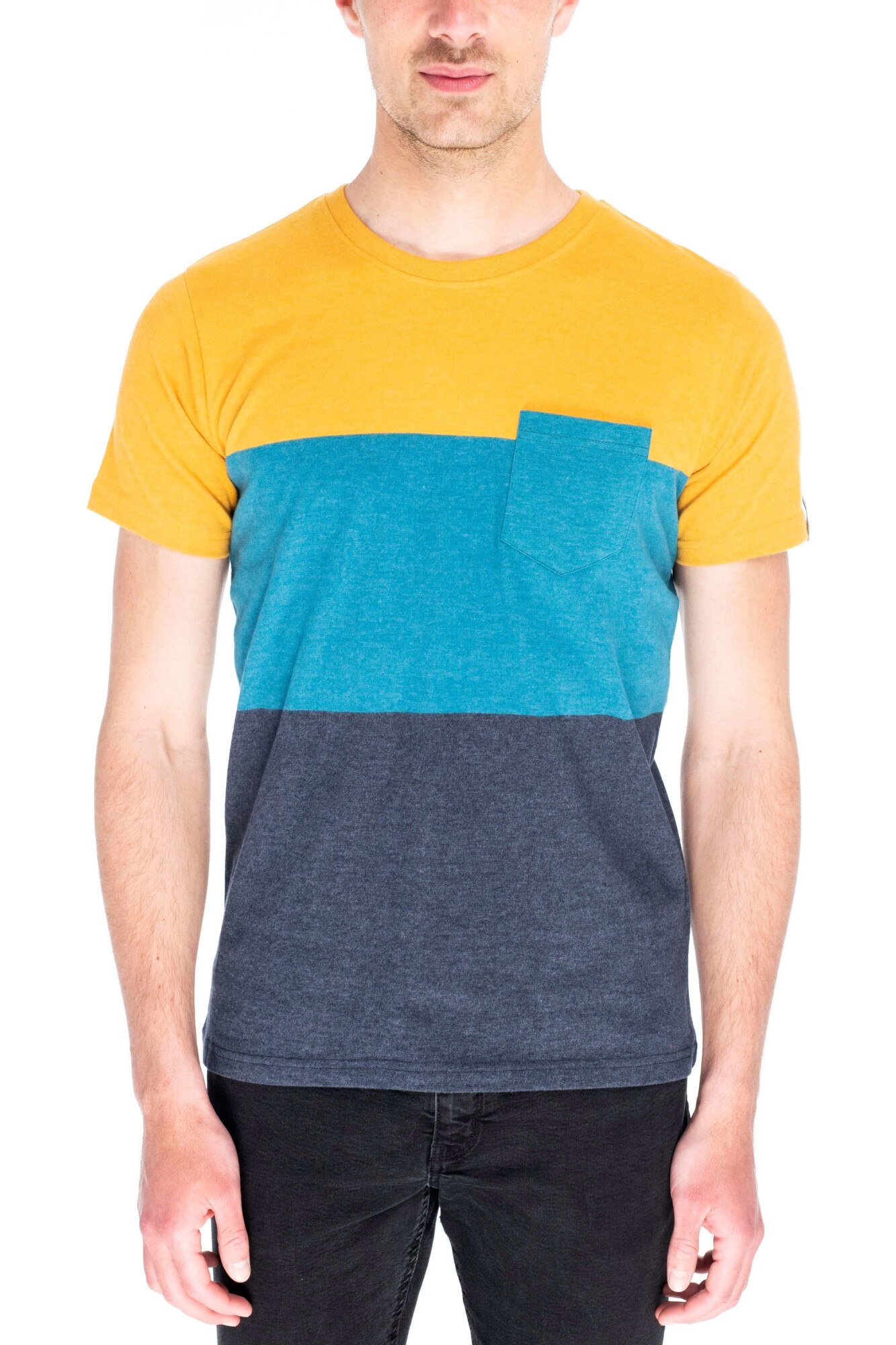Tricou barbati, Fundango Jaggy Pocket, Portocaliu