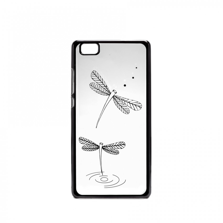 Capac de protectie Tellur Hardcase pentru Huawei P8 Lite, Dragon Fly
