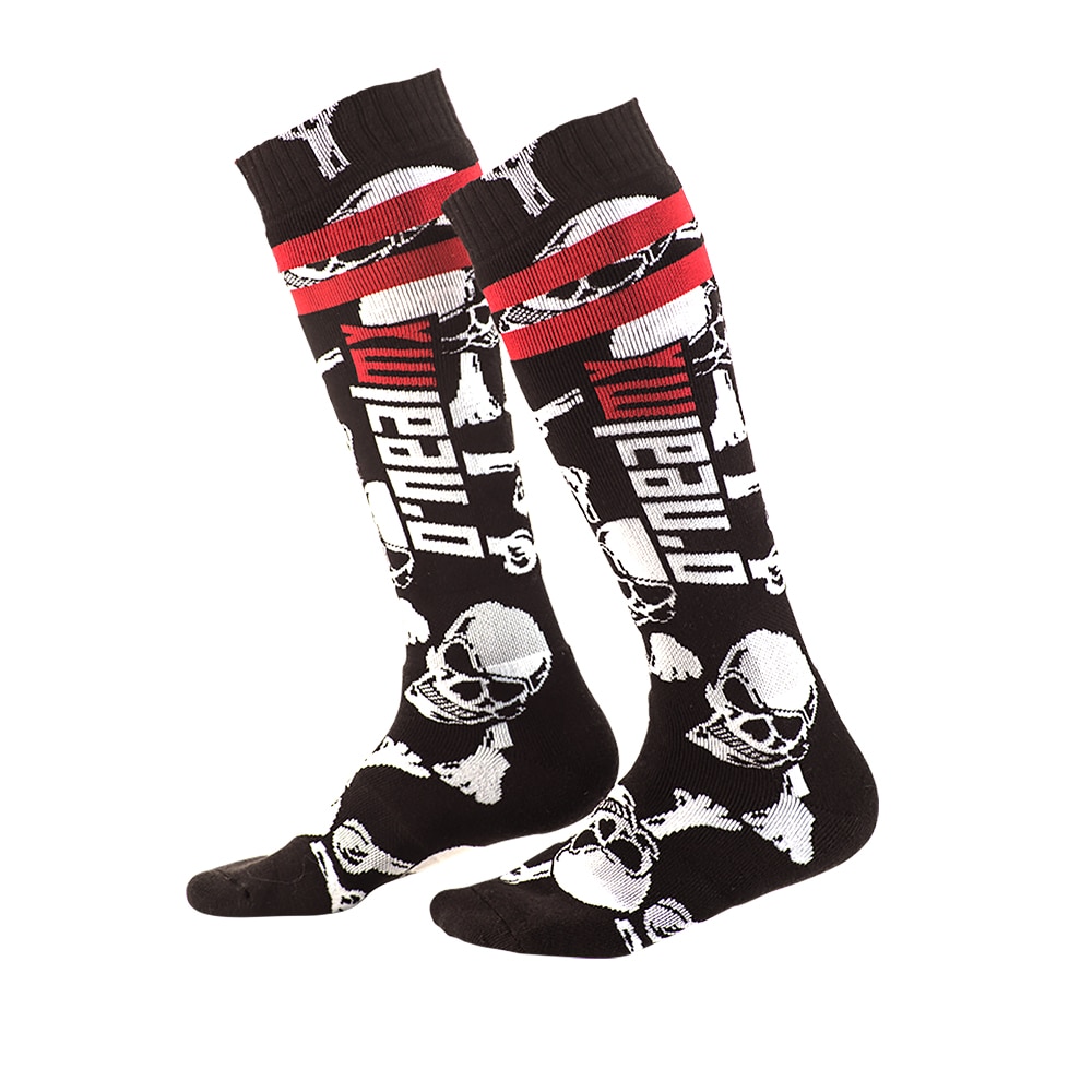 Set 2 Sosete Lungi O'Neal Pro Mx Crossbone - Negru/Alb