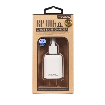 Incarcator Priza REMAX Proda RP-U11 1A + Cablu Micro USB Incarcator Priza REMAX Proda RP-U11 1A + Cablu Micro USB
