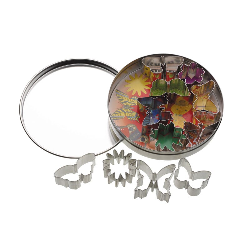 Set 11 forme decorative pentru prajituri Kitchen Craft, metal.