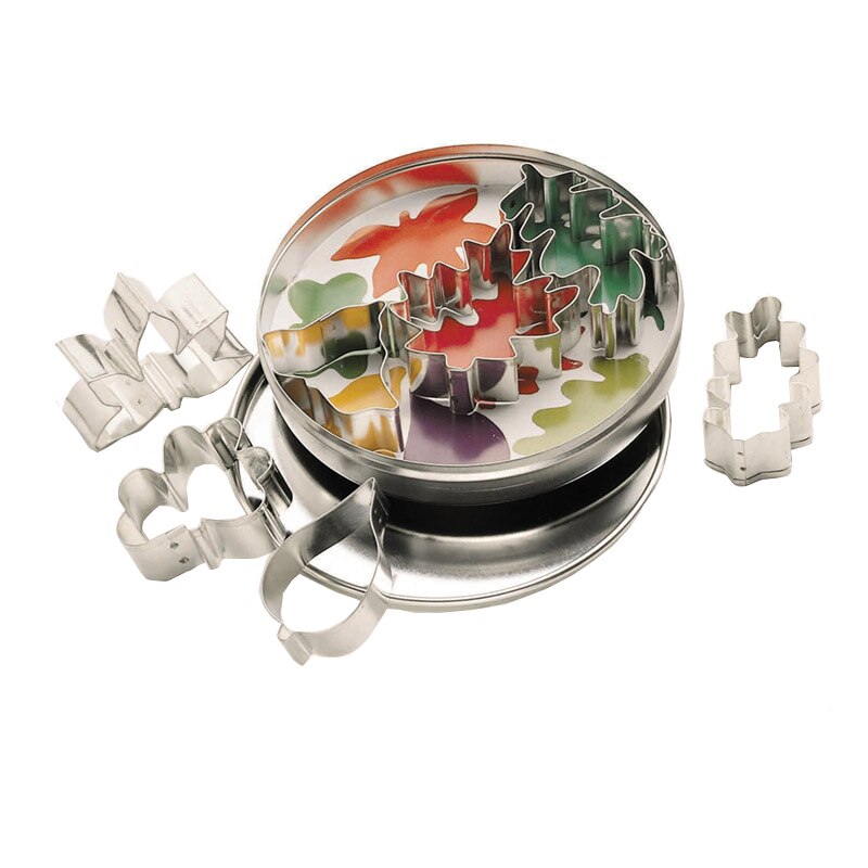 Set 7 forme decorative pentru prajituri Kitchen Craft, metal.