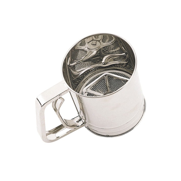 Vas pentru pudrat/cernut, Kitchen Craft , inox.