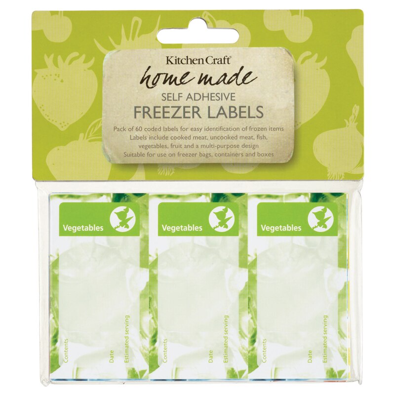 Set 60 etichete alimente congelate Kitchen Craft