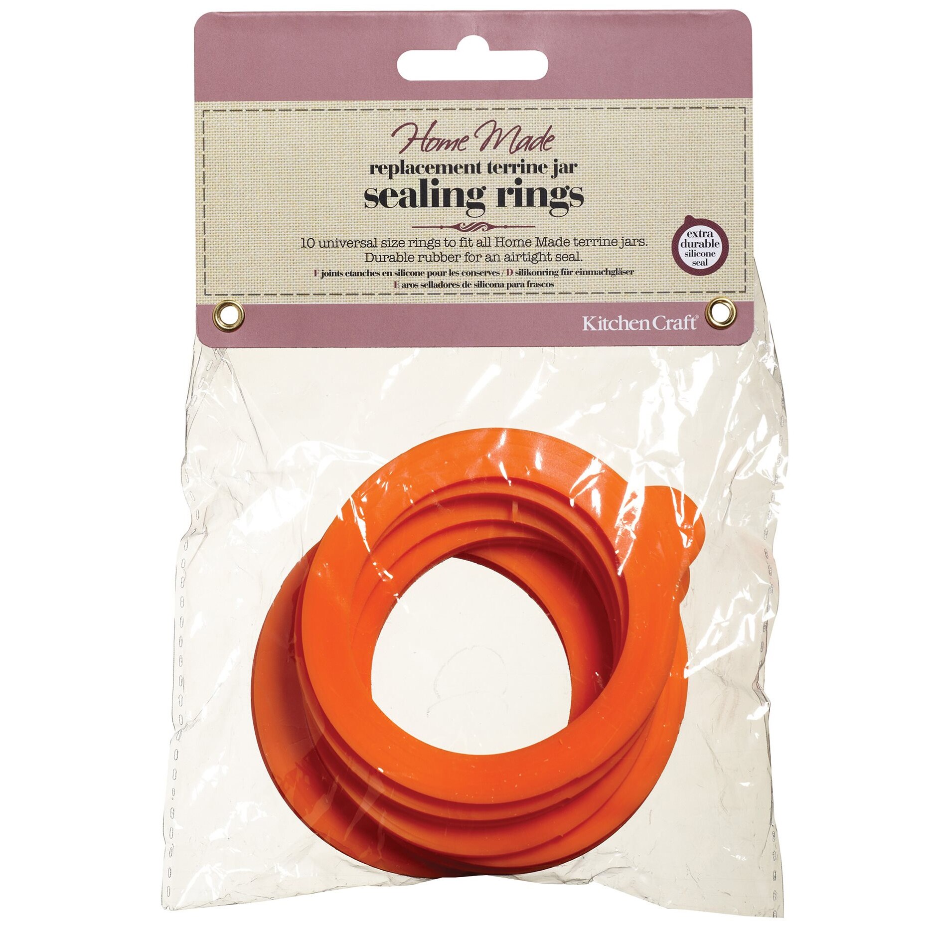 Set 10 garnituri de cauciuc Kitchen Craft