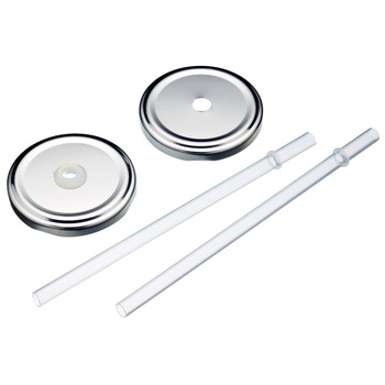 Set 2 capace si paie pentru borcane Kitchen Craft Set 2 capace si paie pentru borcane Kitchen Craft