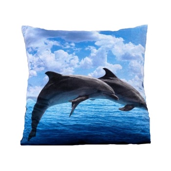 Perna Decorativa 50x50 cm, Puf siliconic si Catifea, Multicolor, Z08-06 Perna Decorativa 50x50 cm, Puf siliconic si Catifea, Multicolor, Z08-06