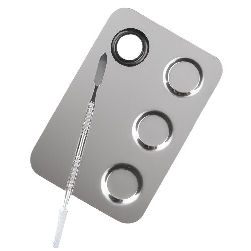 Paleta mixare machiaj din inox, PRO 02