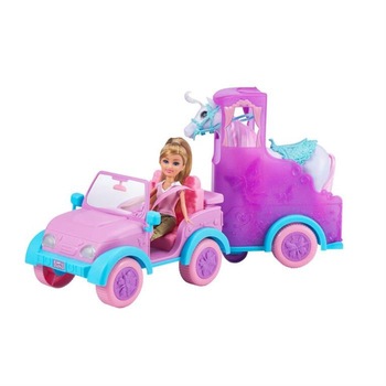 Set Papusa Sparkle Girlz in Jeep cu cal in remorca 27 x 10 x 29 cm Set Papusa Sparkle Girlz in Jeep cu cal in remorca 27 x 10 x 29 cm