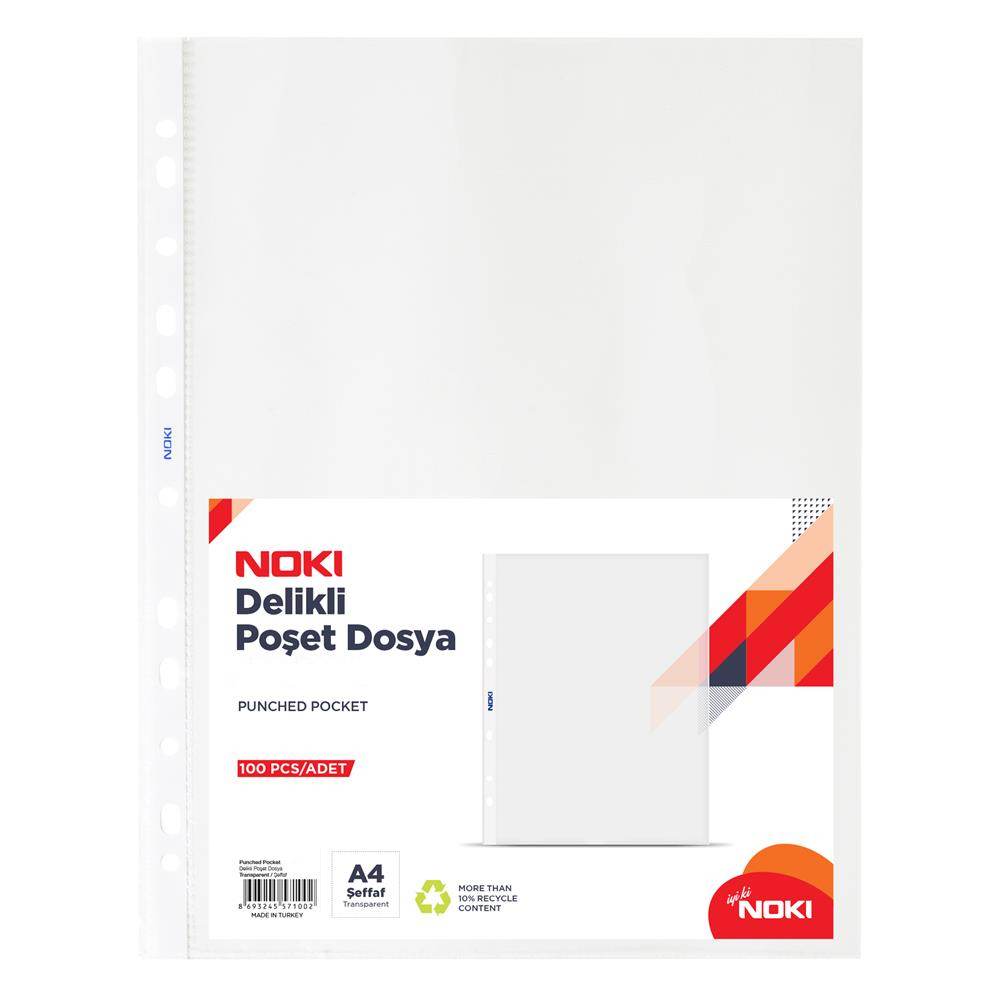 Set 100 Folii Protectie Documente A4 Noki