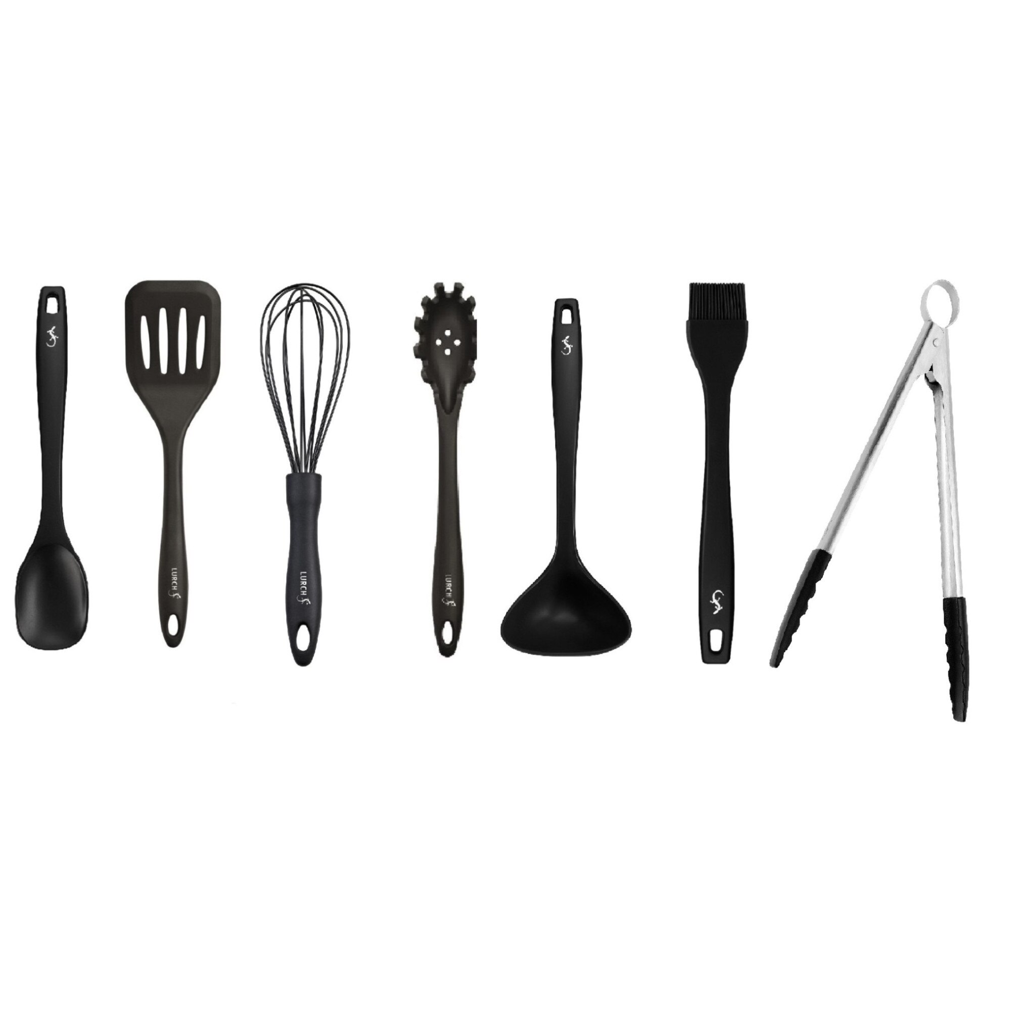 Set Lurch 7 piese din Platinum-Silicon pentru vase neaderente