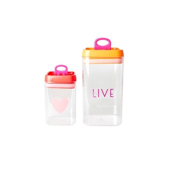 Set 2 cutii alimentare Rice 23 x 12.8 x 12.8 cm Set 2 cutii alimentare Rice 23 x 12.8 x 12.8 cm