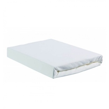 Cearceaf din fibre de bambus pentru saltea 70 x 140 cm BabyMatex 01-459, Alb Cearceaf din fibre de bambus pentru saltea 70 x 140 cm BabyMatex 01-459, Alb