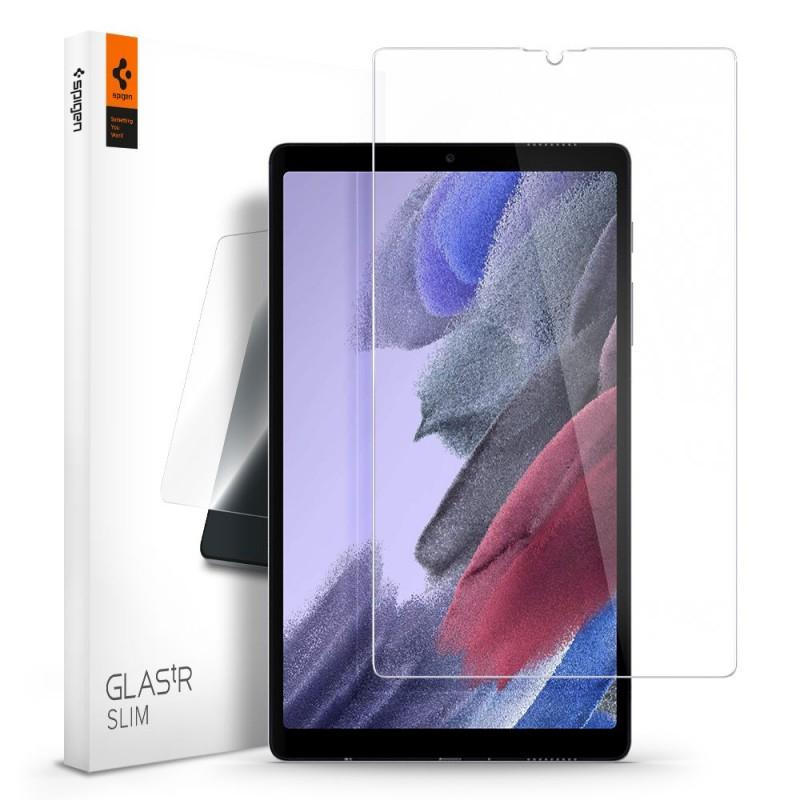 Folie protectie transparenta Case friendly Spigen GLAS.tR SLIM compatibila cu Samsung Galaxy Tab A7 Lite 8.7 inch