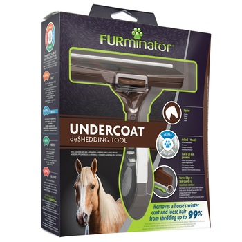 Perie anti-naparlire pentru cai Furminator Perie anti-naparlire pentru cai Furminator