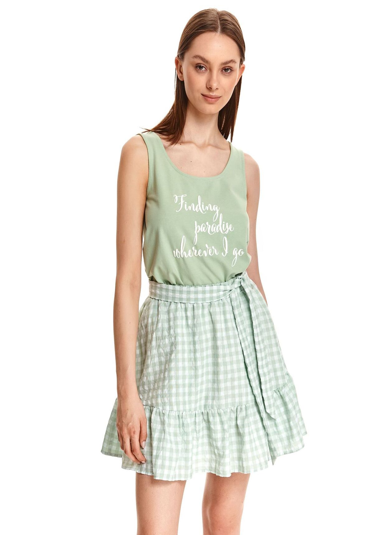 Fusta pentru femei, TOP SECRET, SSD1627, Verde (Menta)