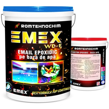 Email Epoxidic Emulsionat “Emex WD-E”, Rosu, Bidon 4 Kg, Intaritor inclus Email Epoxidic Emulsionat “Emex WD-E”, Rosu, Bidon 4 Kg, Intaritor inclus