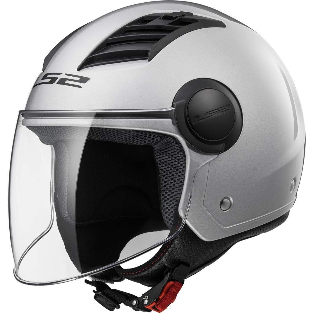 Casca moto, LS2, OF562, Protectie UV, Rasina termoplastica, Gri, S (55-56cm)