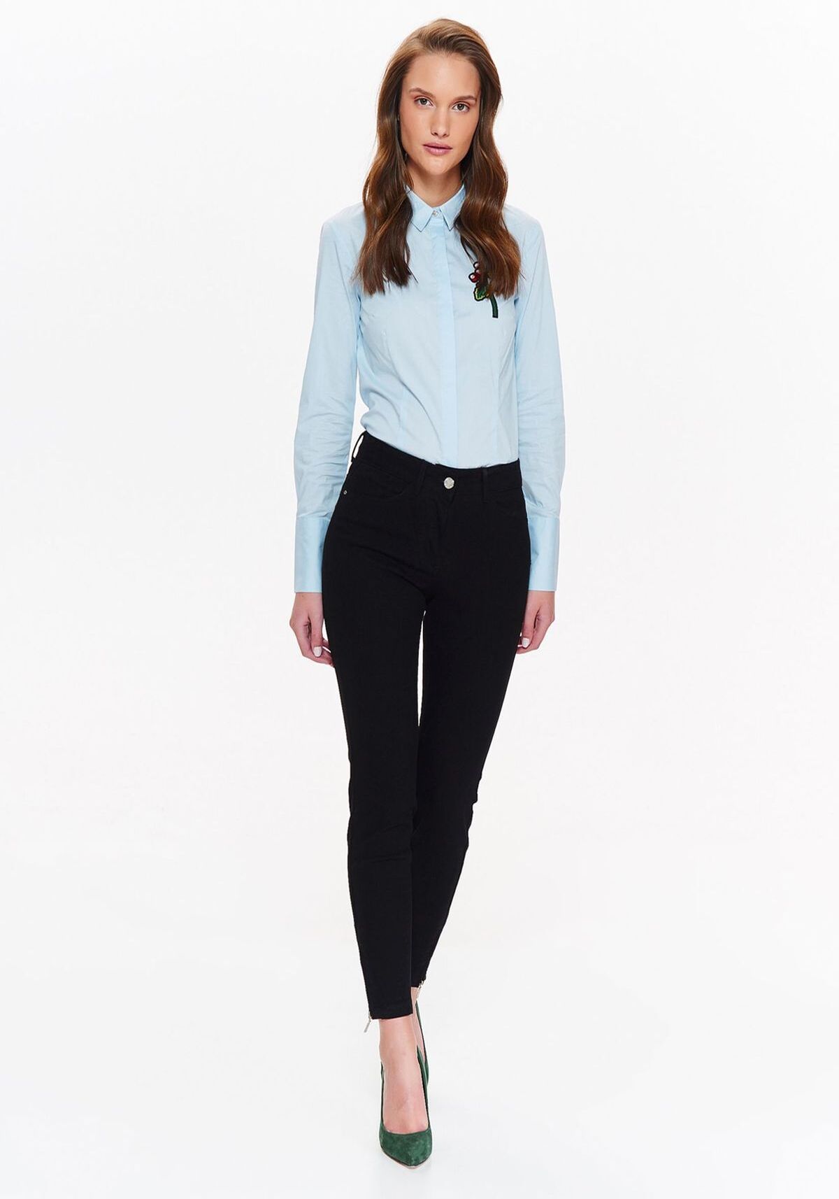 Pantaloni femei, TOP SECRET, SSP2788, Negru, 34
