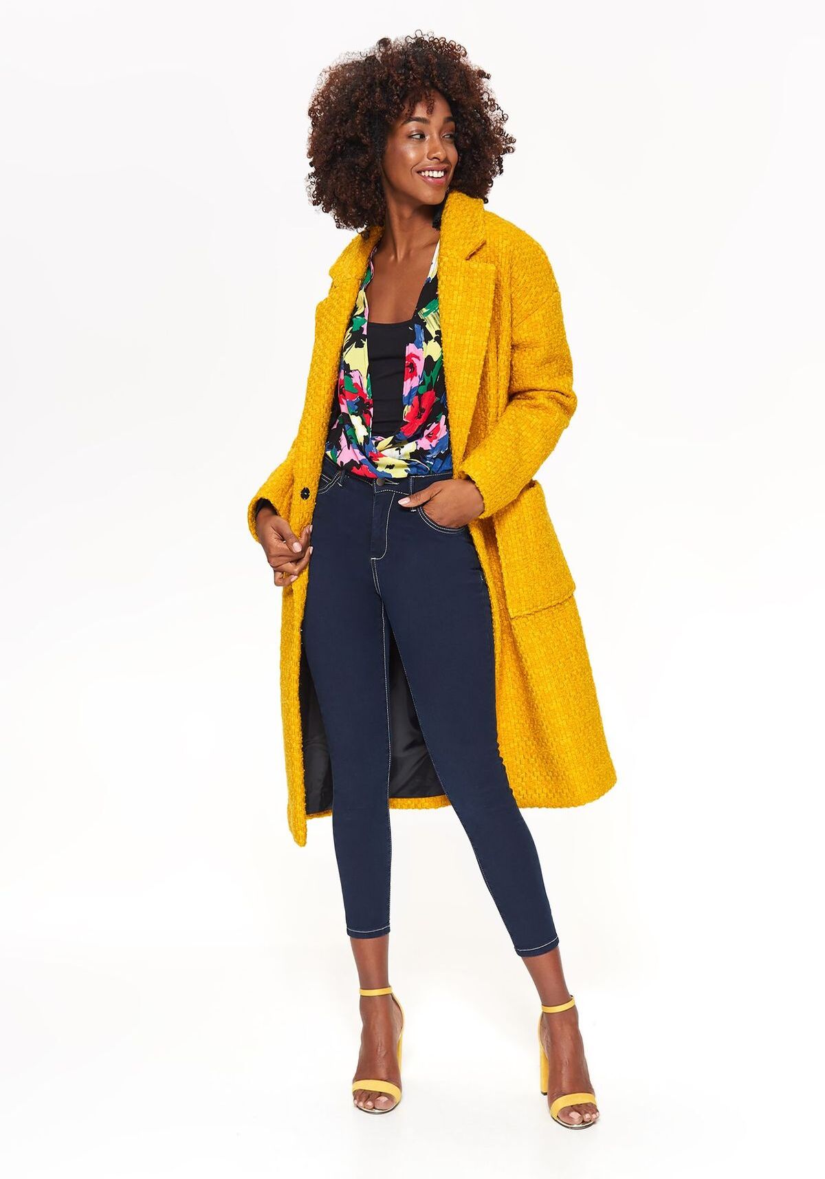 Pantaloni femei, TOP SECRET, SSP3087, Albastru, 34