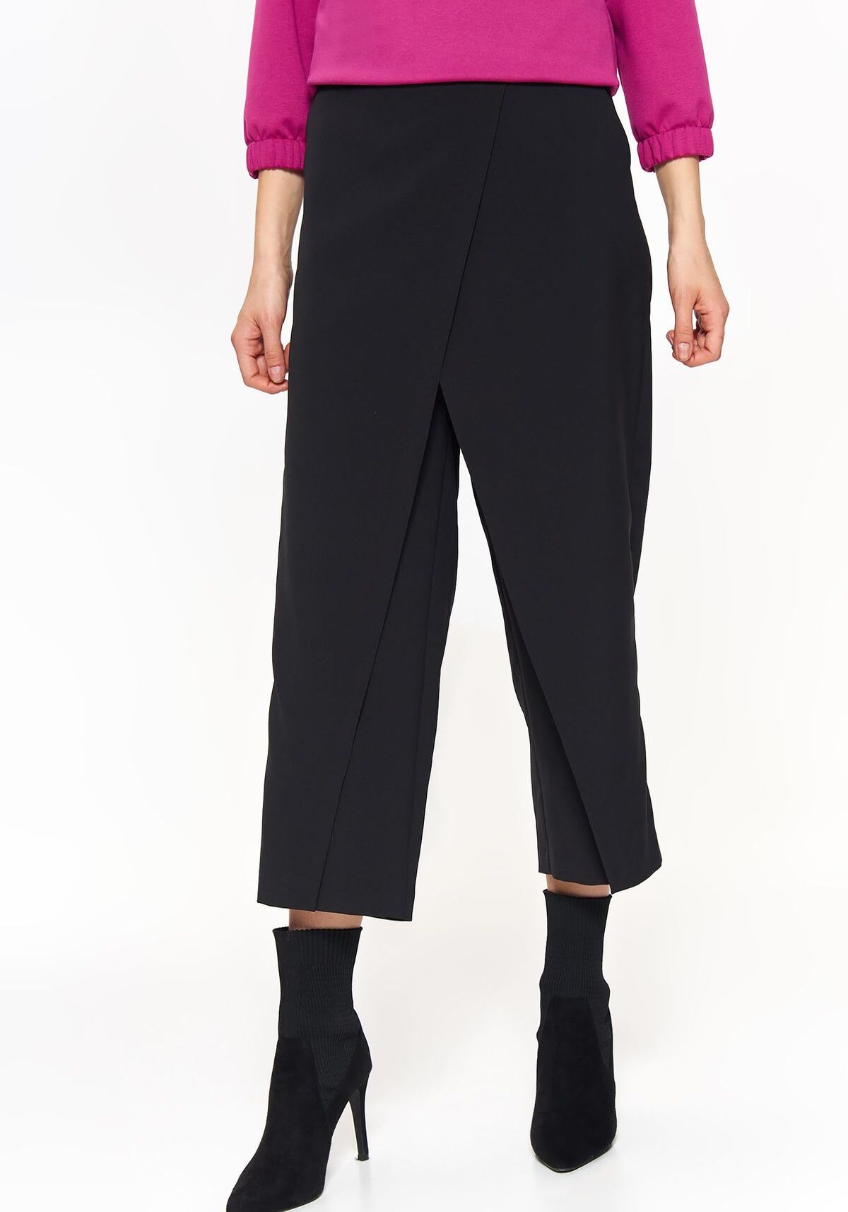 Pantaloni femei, TOP SECRET, SSP3144, Negru