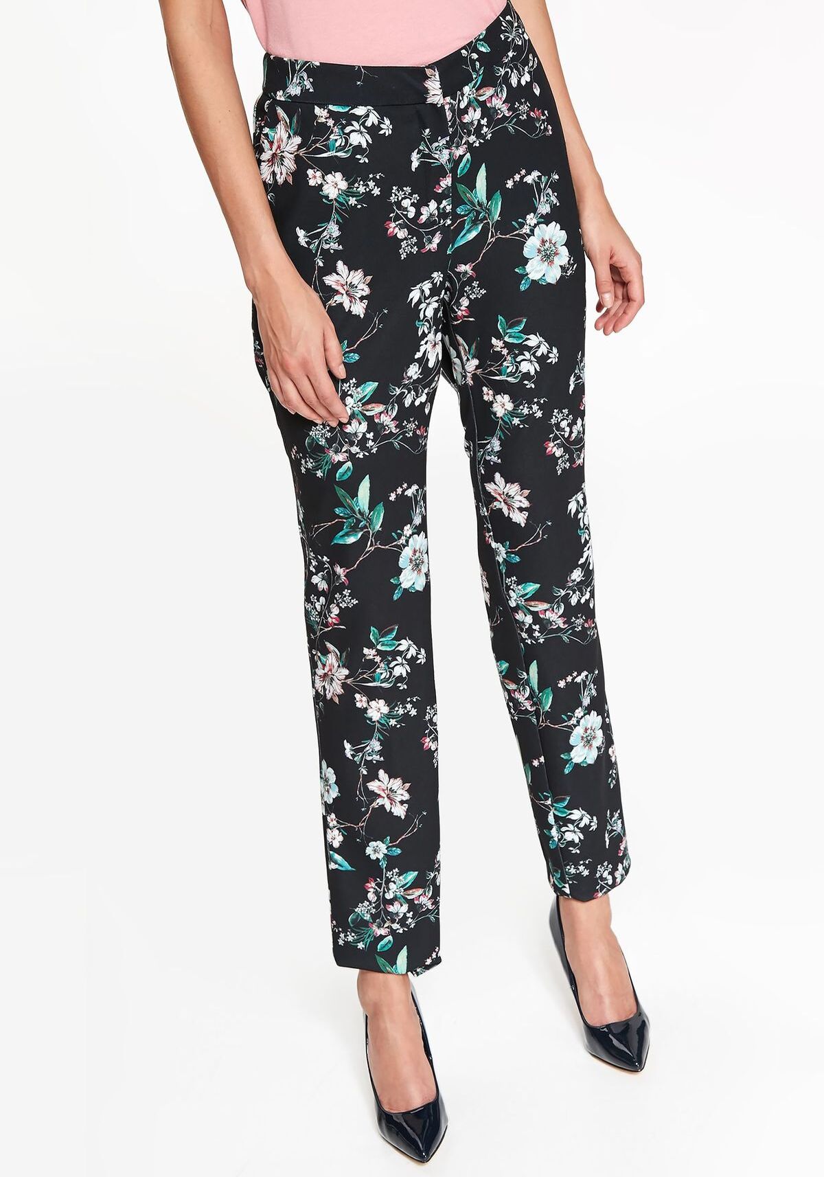 Pantaloni femei, TOP SECRET, SSP3145, Negru, 36