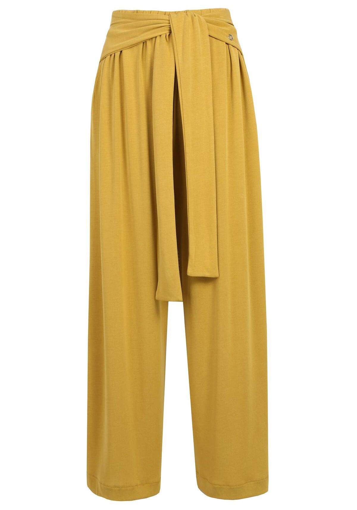 Pantaloni femei, TOP SECRET, SSP3280, Galben