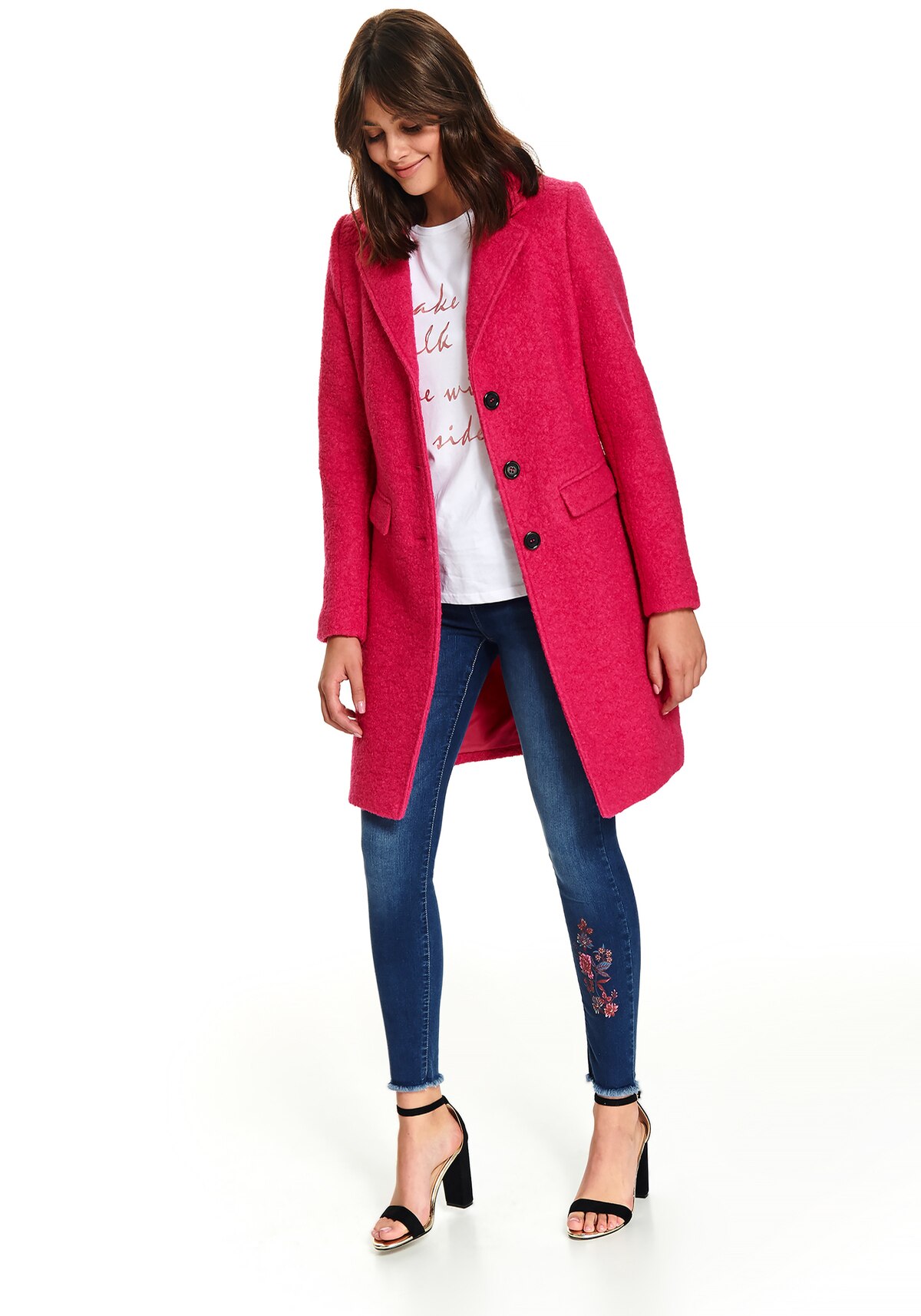 Pantaloni femei, TOP SECRET, SSP3286, Albastru, 34