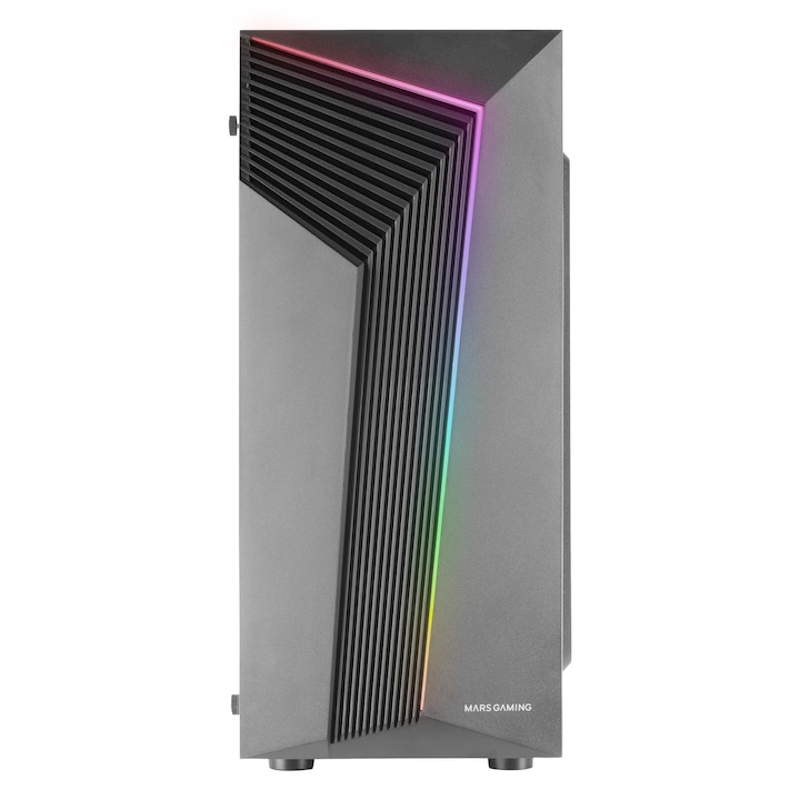 Sistem Desktop PC Gaming GRT RGB cu procesor AMD Ryzen 7 7700X pana la 5.4Ghz, 32GB DDR5, 1TB SSD M.2, Radeon RX 7600 XT 16GB GDDR6