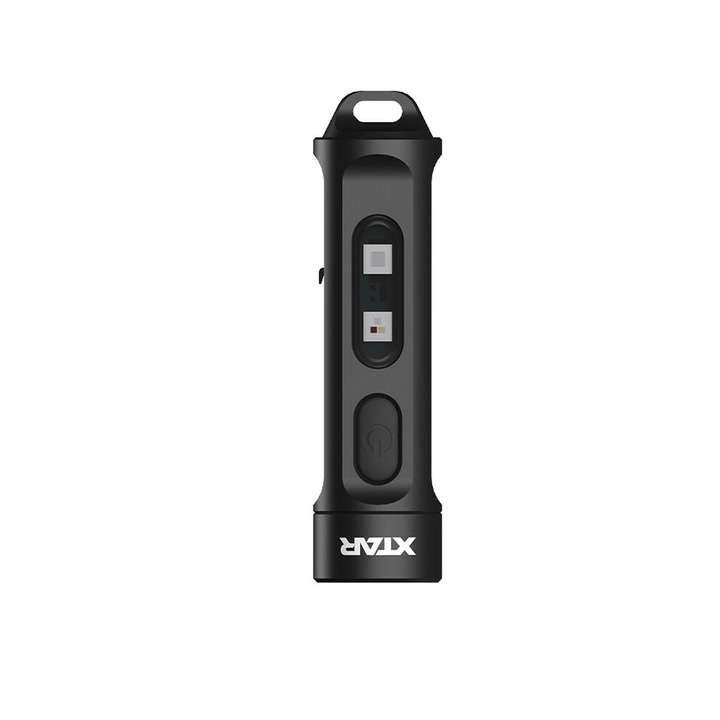 TIR фенерче с бяла светлина и RGB Xtar T1-RGB, презареждаемо, 500 лумена, идеално като ключодържател, EDC