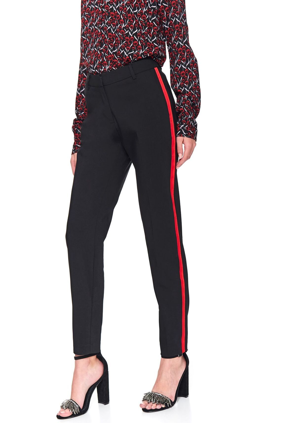 Pantaloni femei, TOP SECRET, SSP3407, Negru