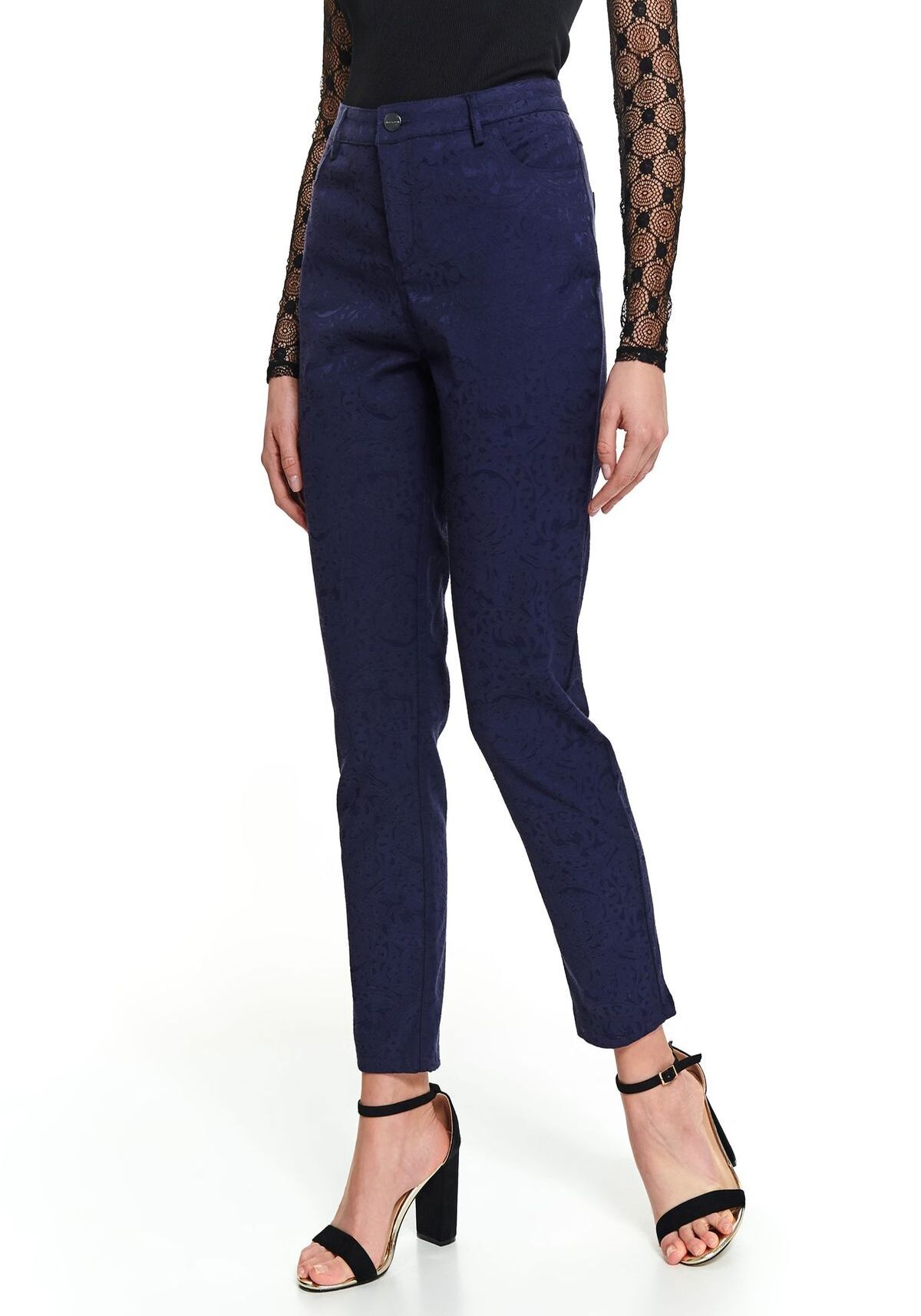 Pantaloni femei, TOP SECRET, SSP3409, Albastru inchis