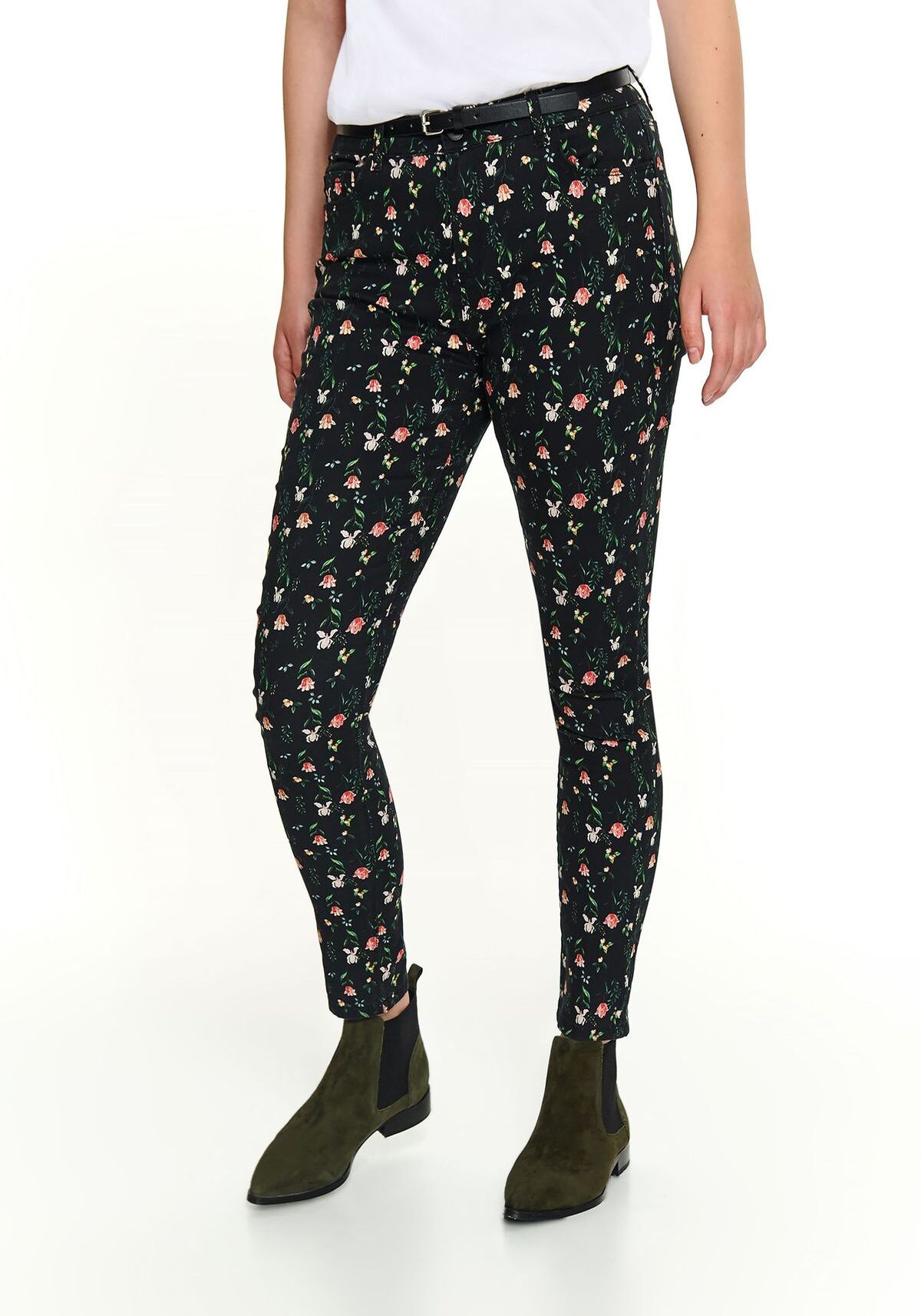 Pantaloni femei, TOP SECRET, SSP3412, Negru