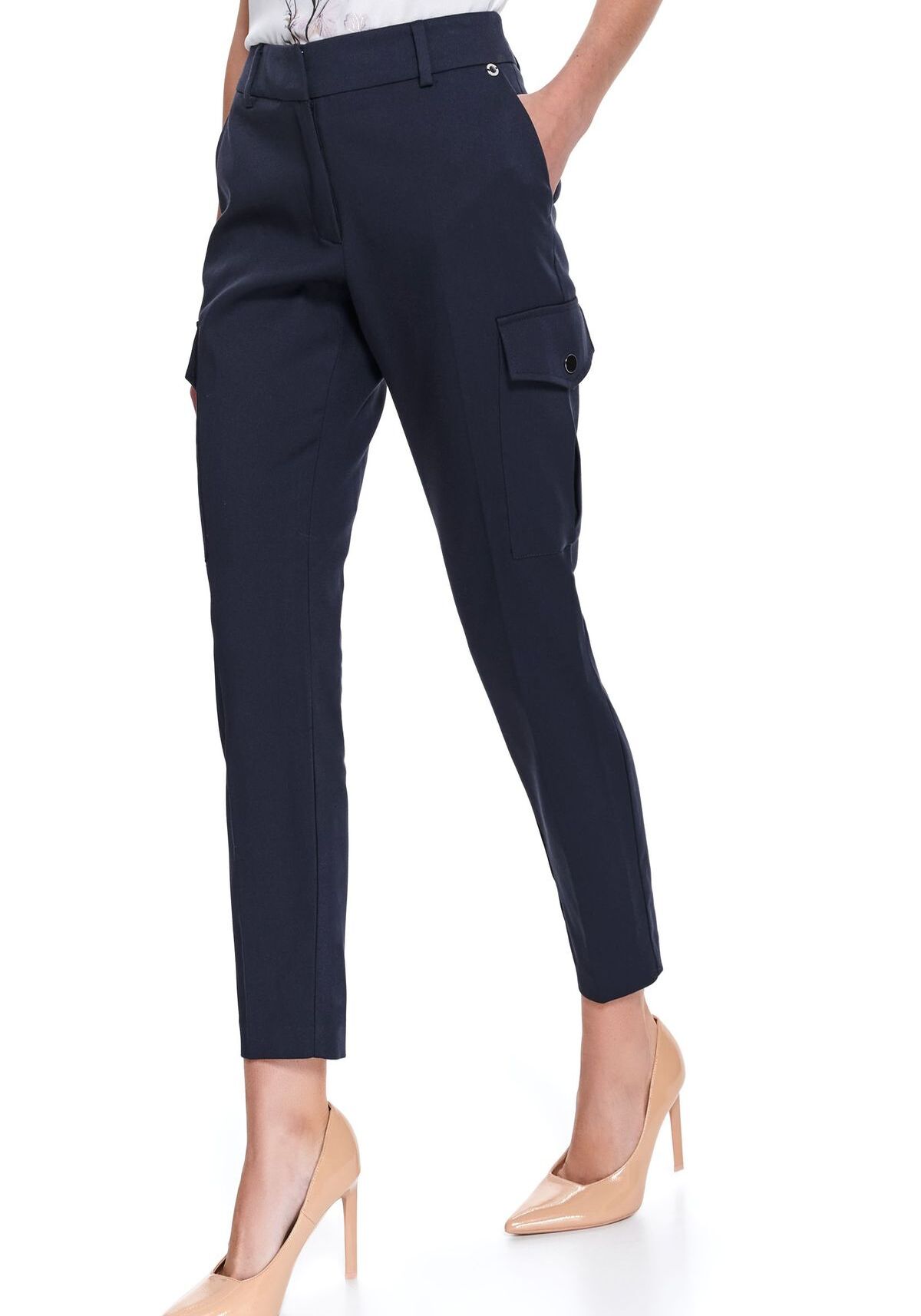 Pantaloni femei, TOP SECRET, SSP3469, Albastru inchis