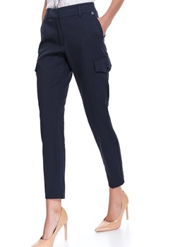 Pantaloni femei, TOP SECRET, SSP3469, Albastru inchis Pantaloni femei, TOP SECRET, SSP3469, Albastru inchis