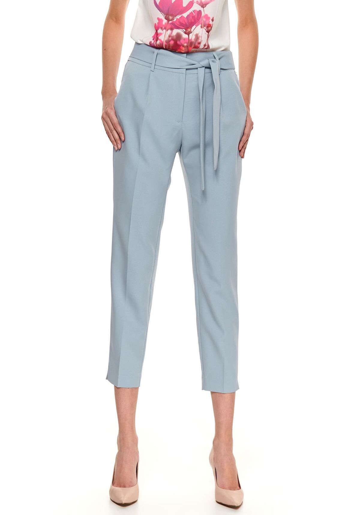 Pantaloni femei, TOP SECRET, SSP3501, Albastru deschis