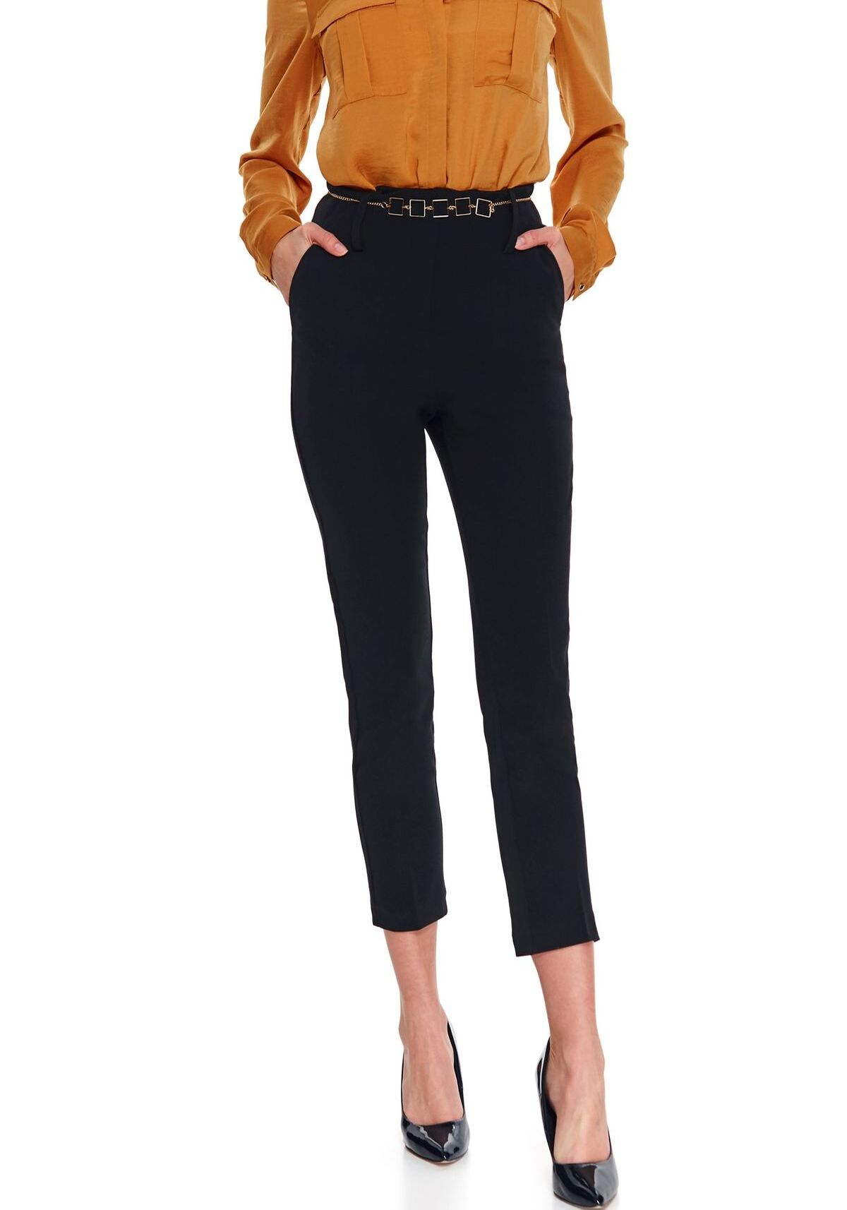 Pantaloni femei, TOP SECRET, SSP3507, Negru