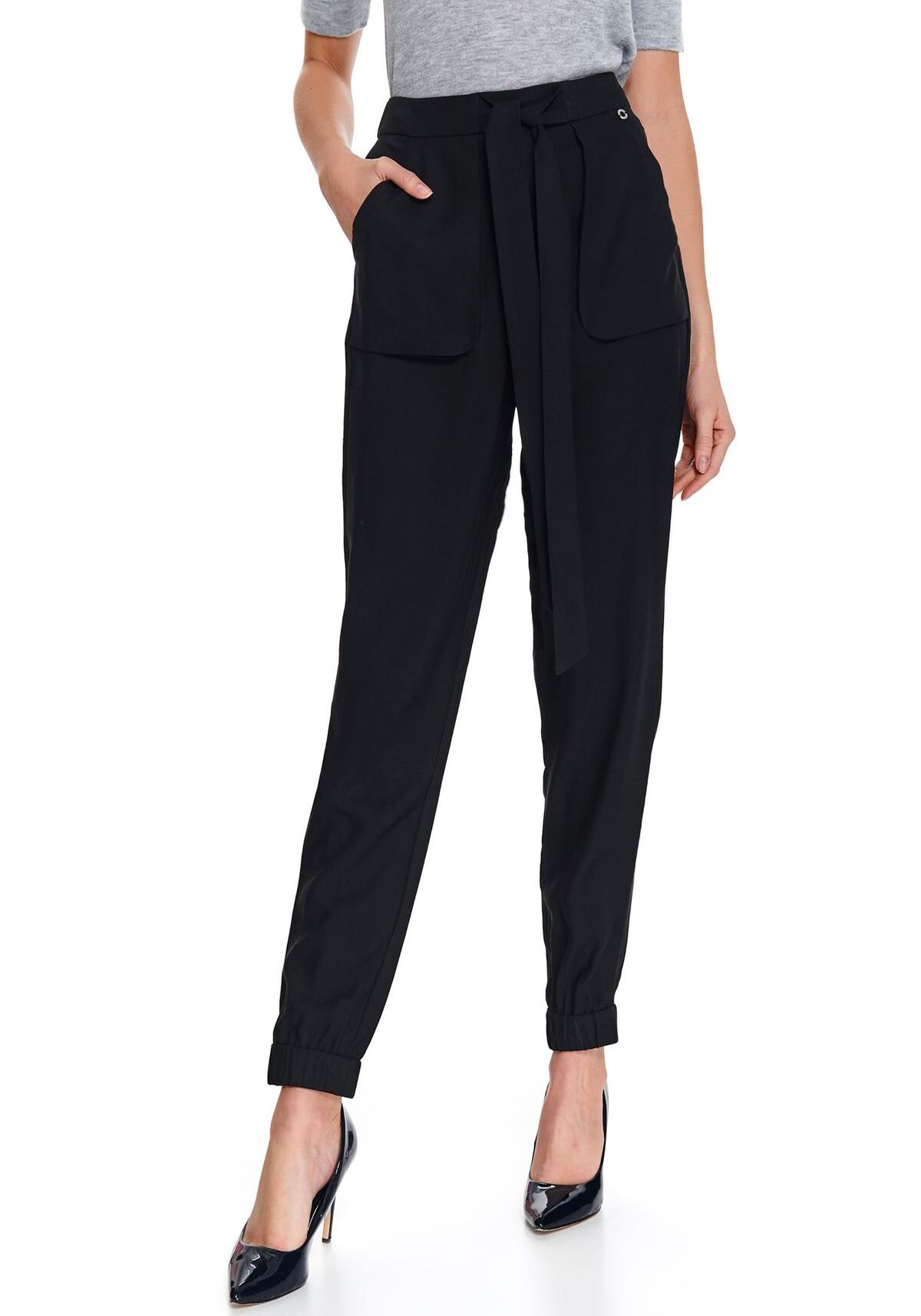 Pantaloni femei, TOP SECRET, SSP3509, Negru