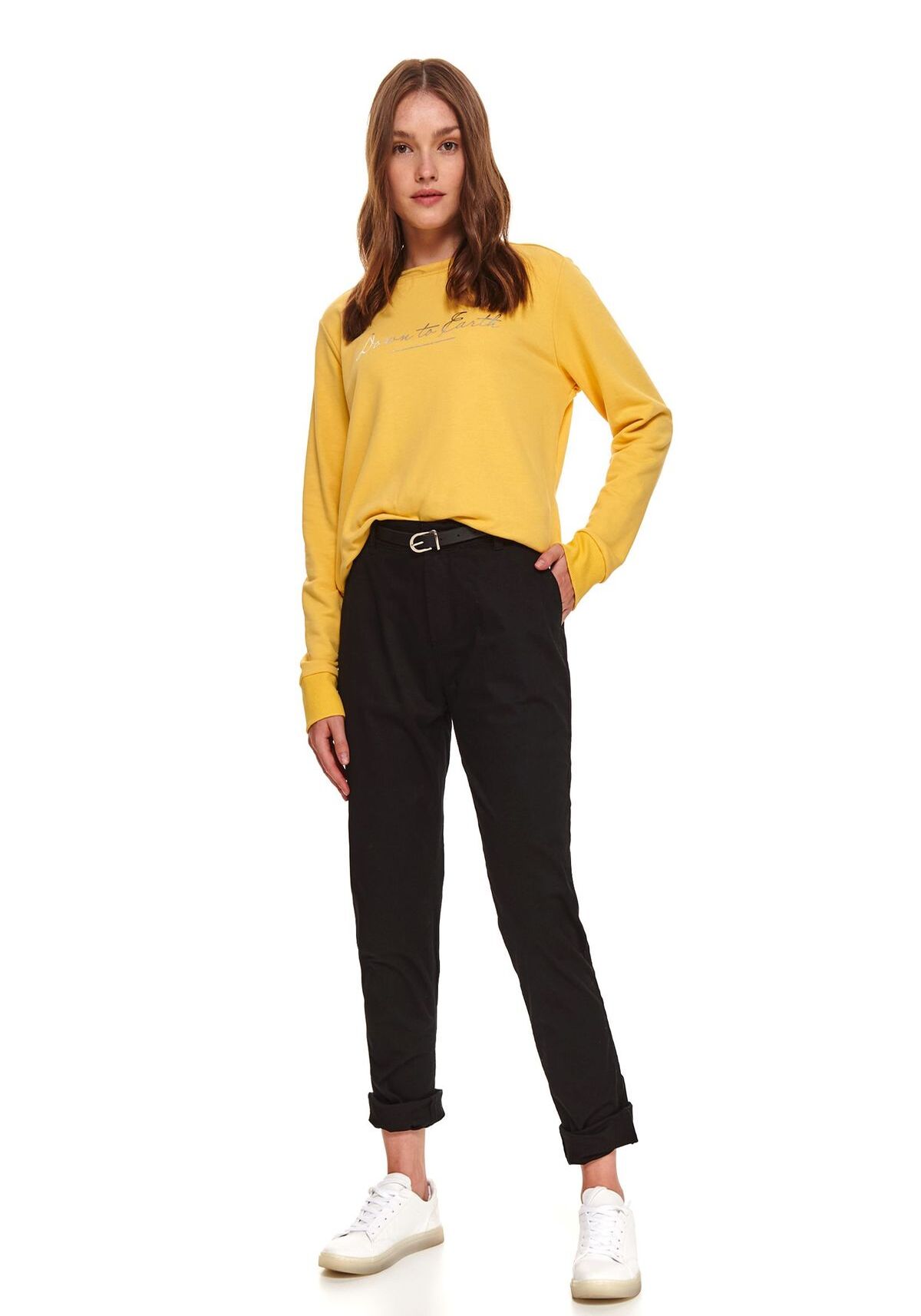 Pantaloni femei, TOP SECRET, SSP3577, Negru