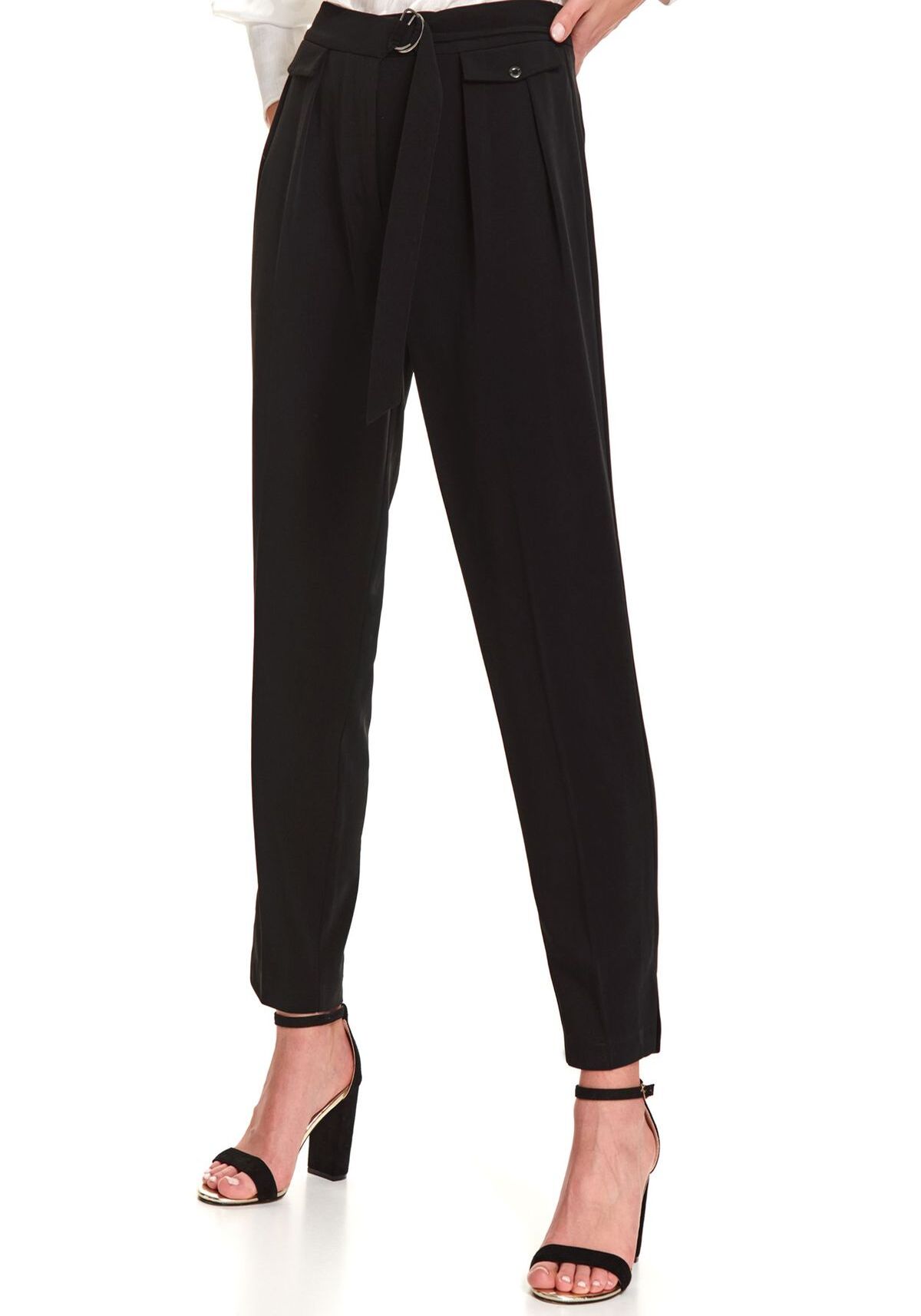 Pantaloni femei, TOP SECRET, SSP3652, Negru