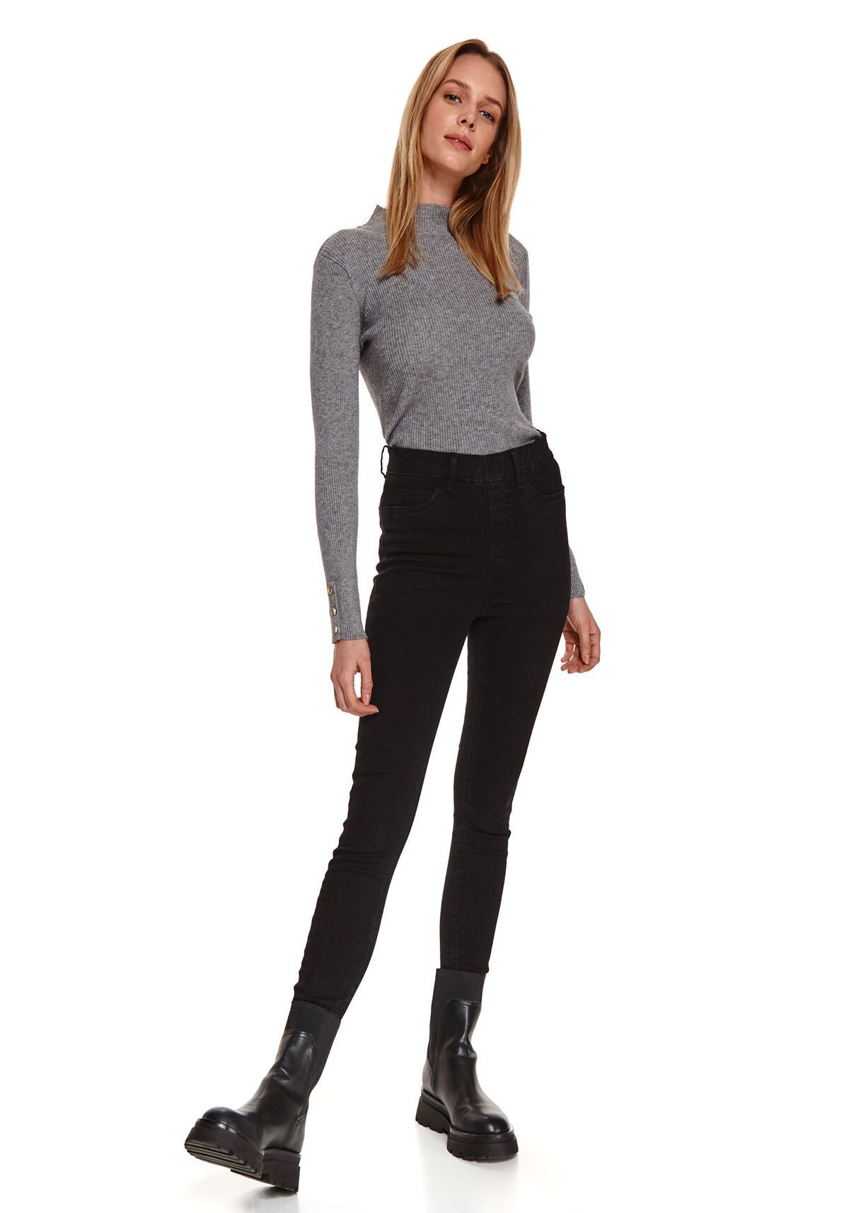 Pantaloni femei, TOP SECRET, SSP3675, Negru